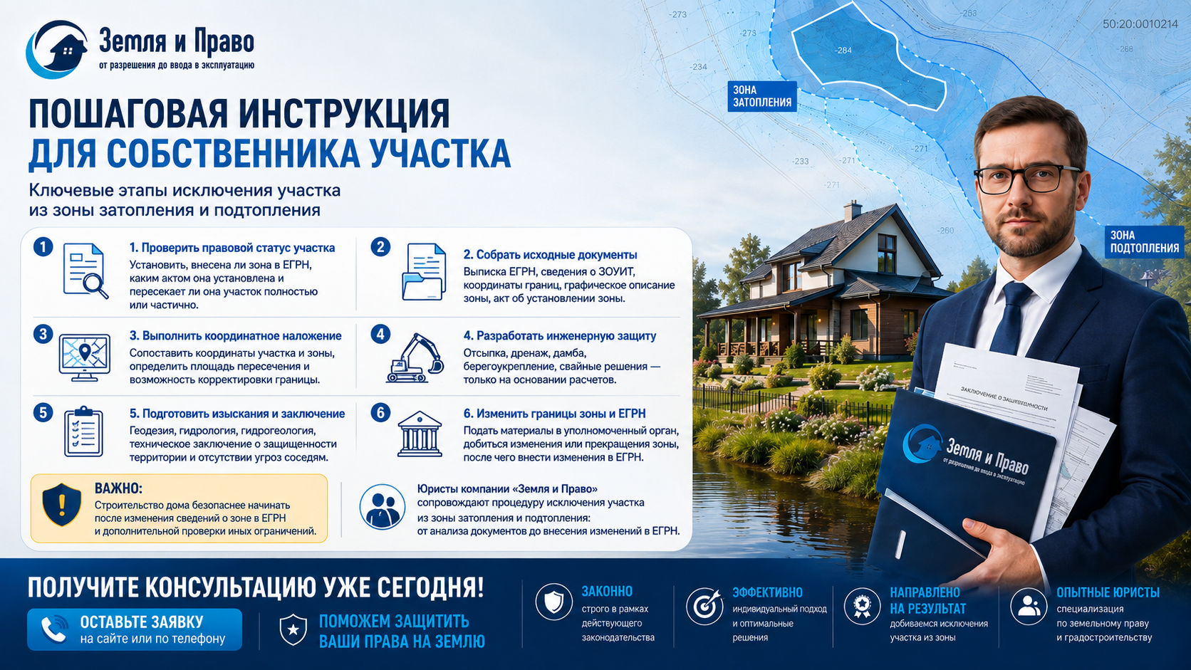 инструкция для исключения из подтопления